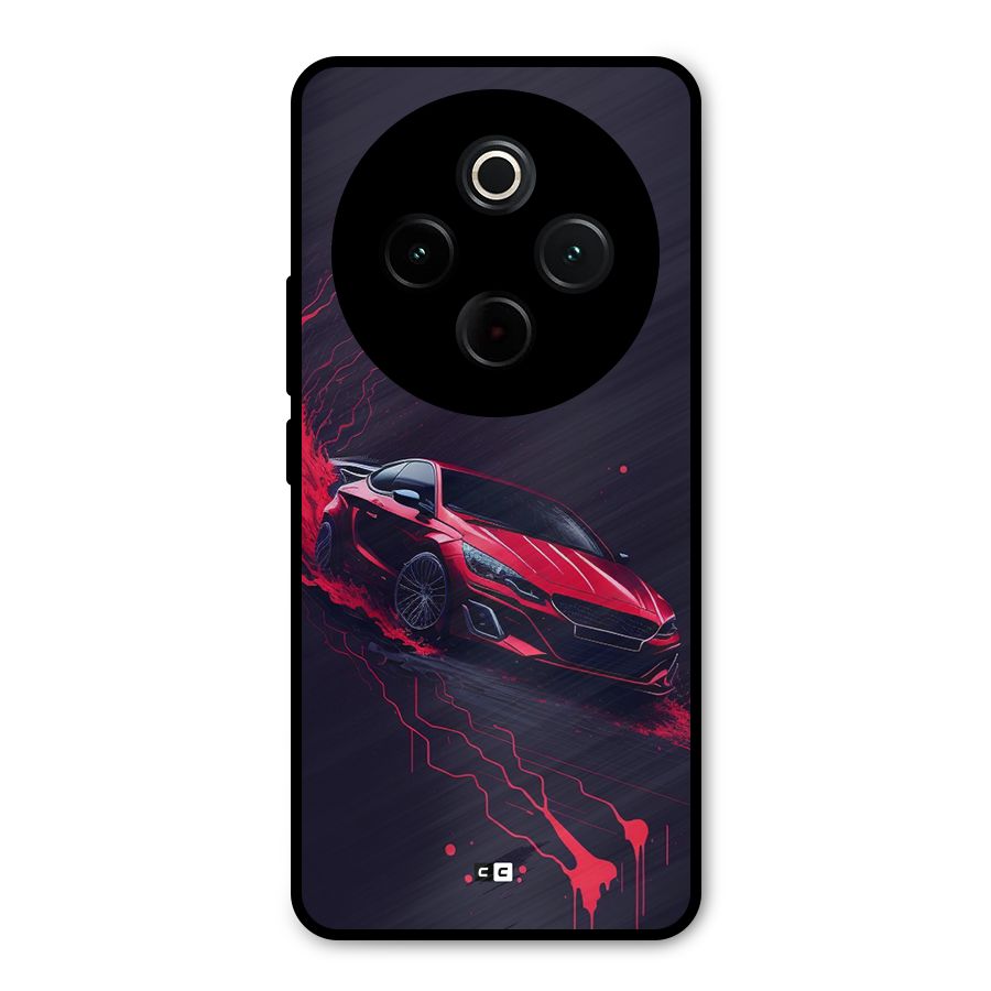Stunning Car Metal Back Case for Vivo T4