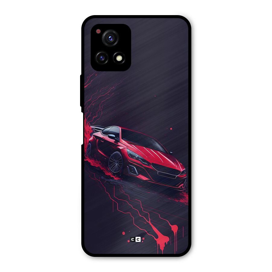 Stunning Car Metal Back Case for Vivo Y72 5G