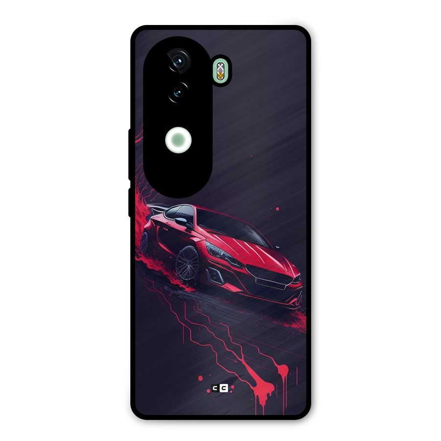 Stunning Car Metal Back Case for iQOO Z9s
