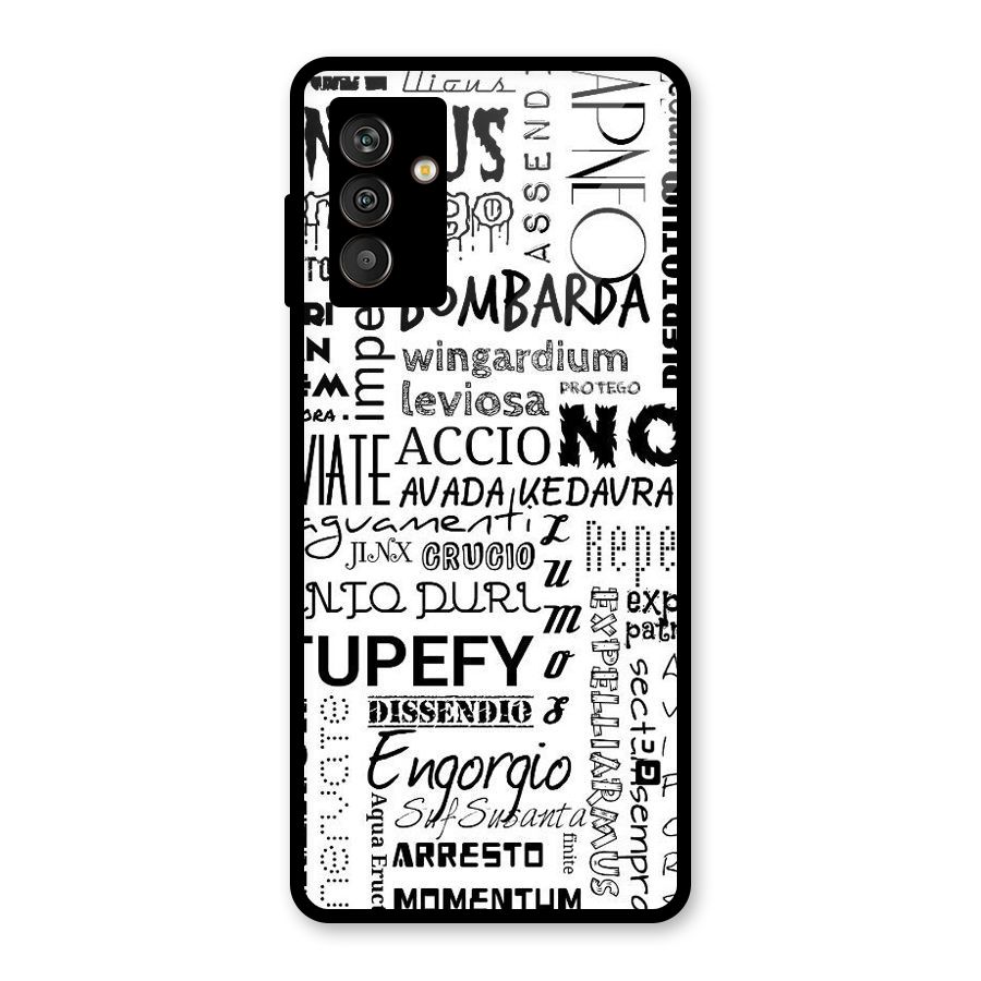 Stupefy Glass Back Case for Galaxy M13