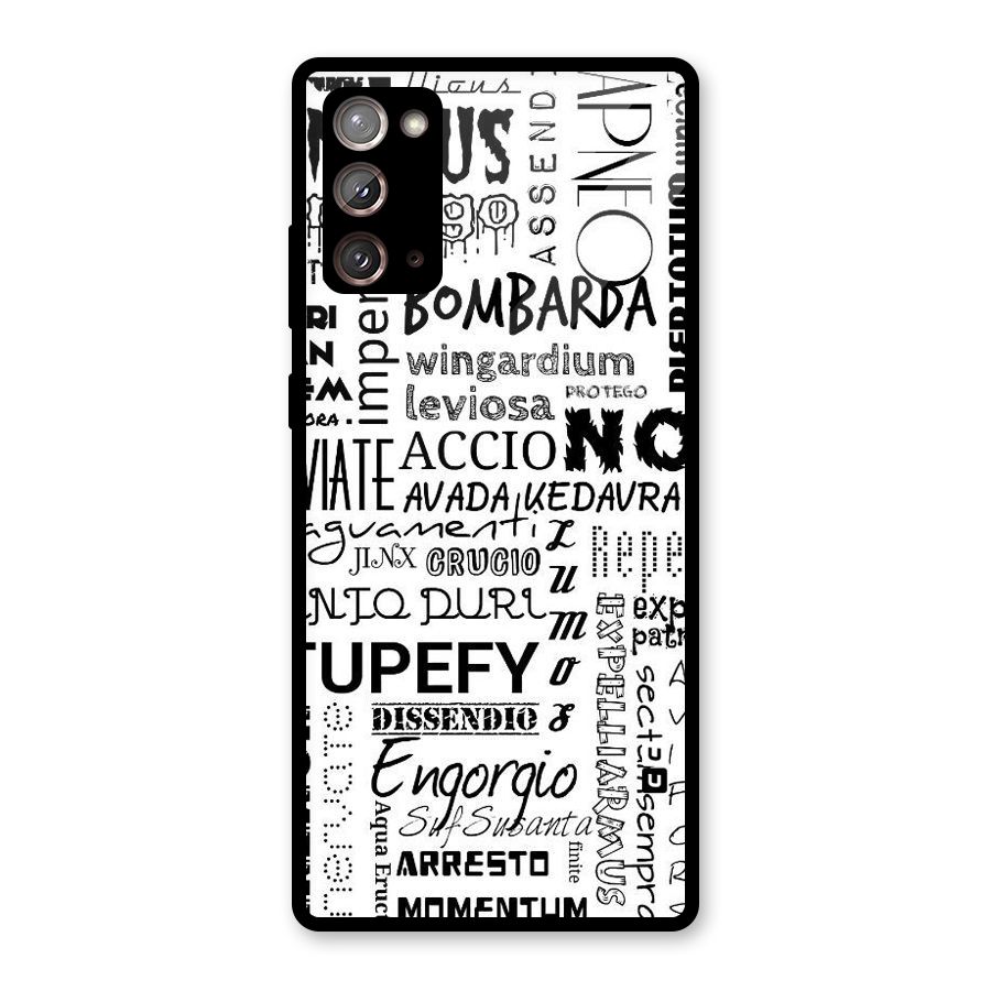 Stupefy Glass Back Case for Galaxy Note 20
