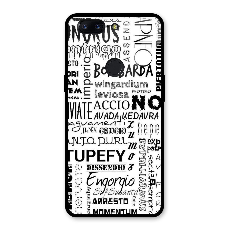 Stupefy Glass Back Case for OnePlus 5T