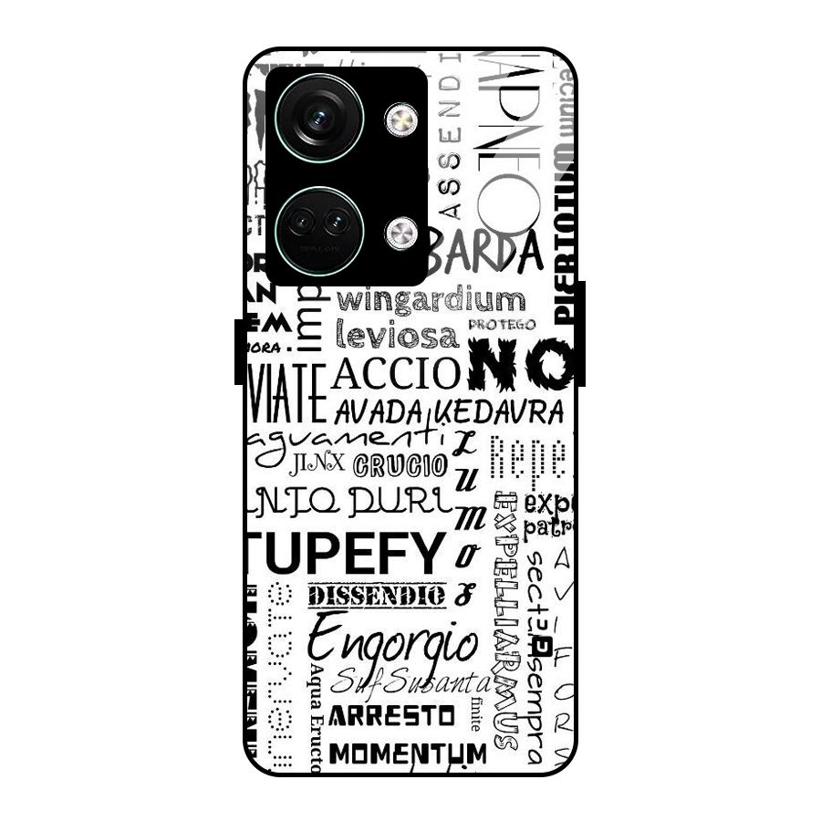 Stupefy Glass Back Case for Oneplus Nord 3