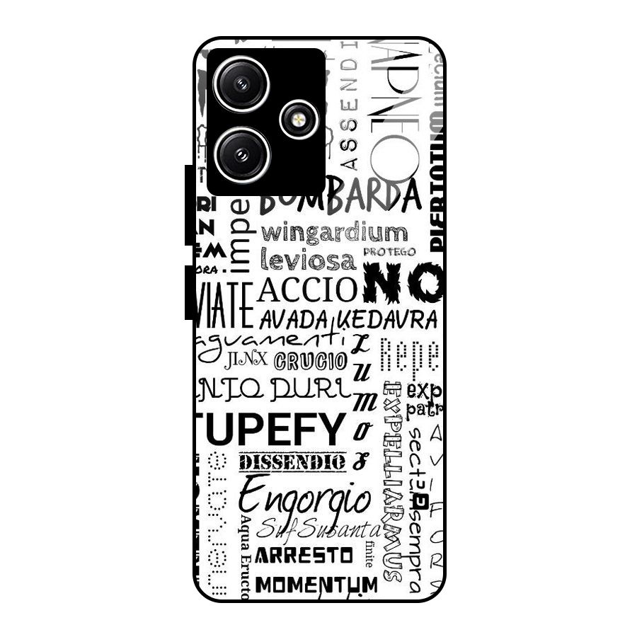 Stupefy Glass Back Case for Poco M6 Pro