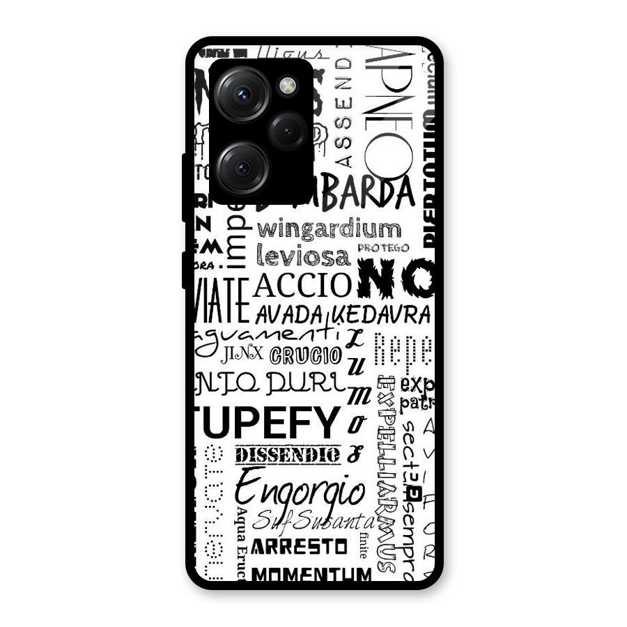Stupefy Glass Back Case for Poco X5 Pro