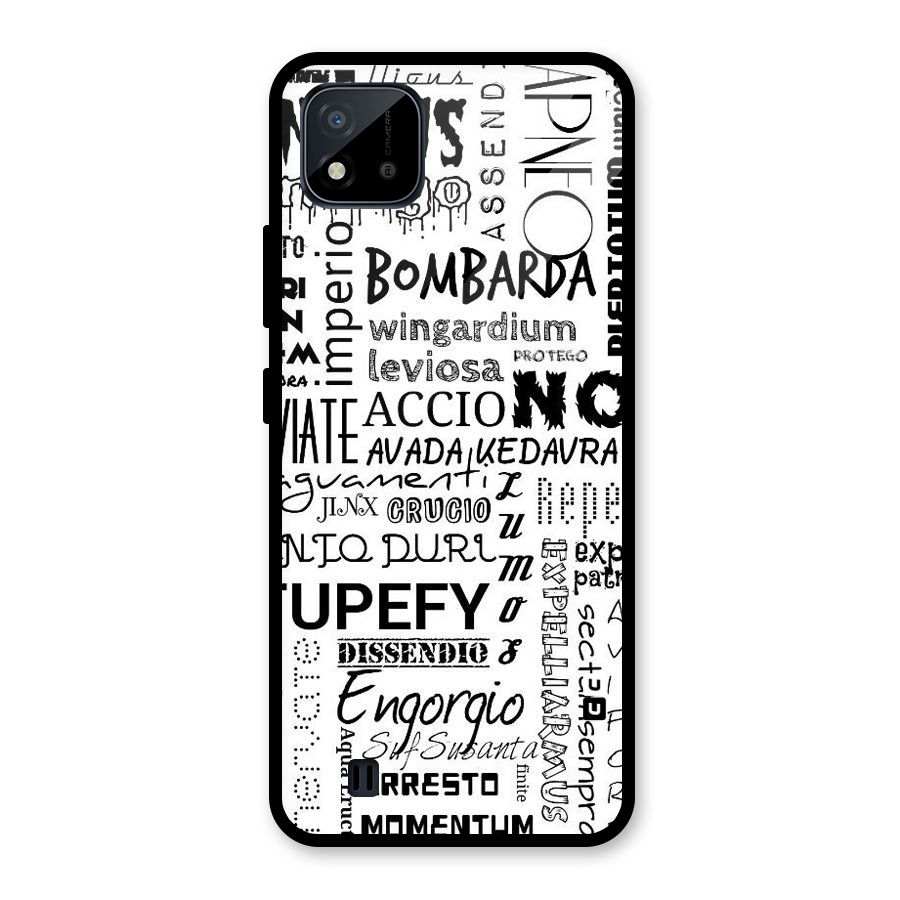 Stupefy Glass Back Case for Realme C11 2021