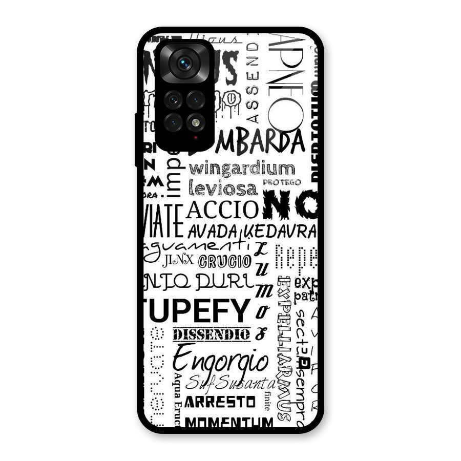 Stupefy Glass Back Case for Redmi Note 11S