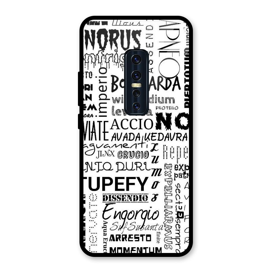 Stupefy Glass Back Case for Vivo V17 Pro