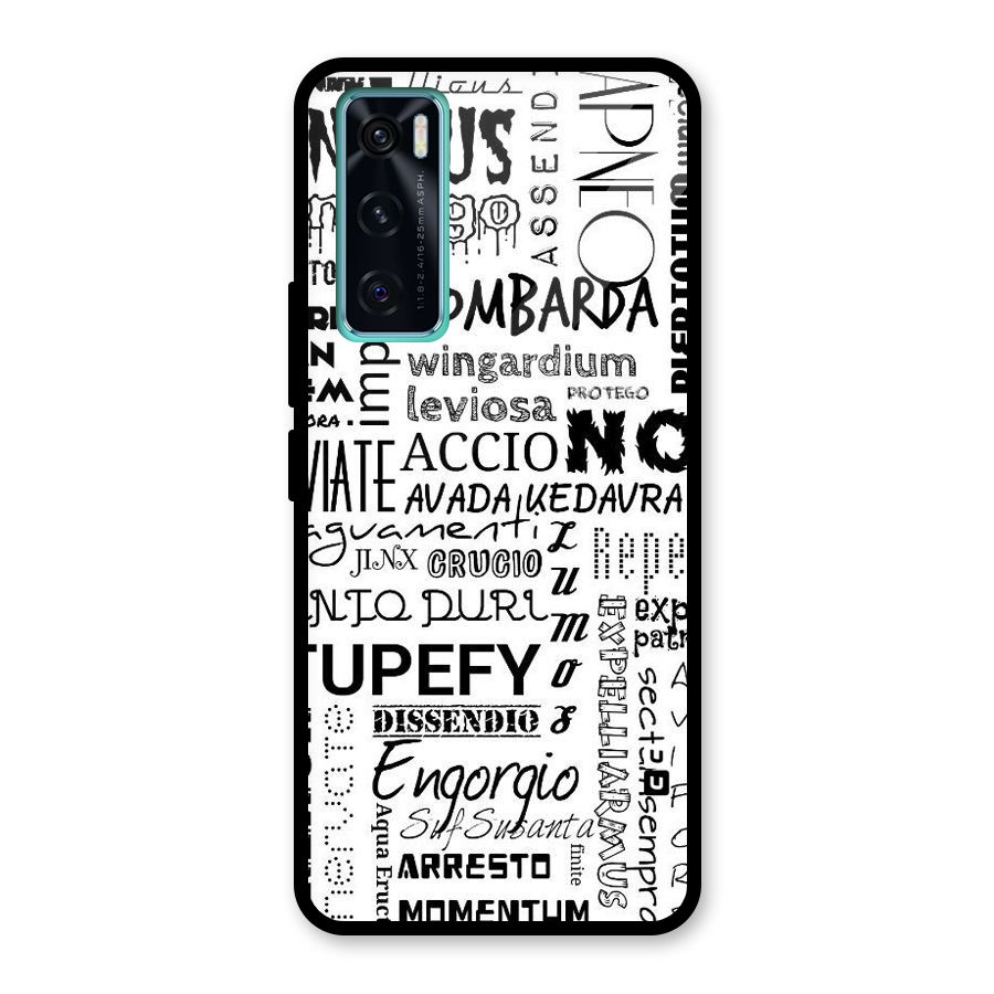 Stupefy Glass Back Case for Vivo V20 SE