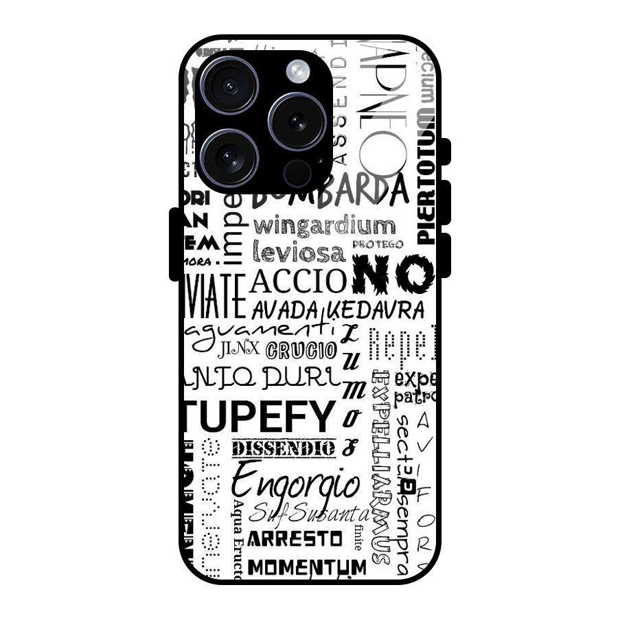 Stupefy Glass Back Case for iPhone 15 Pro