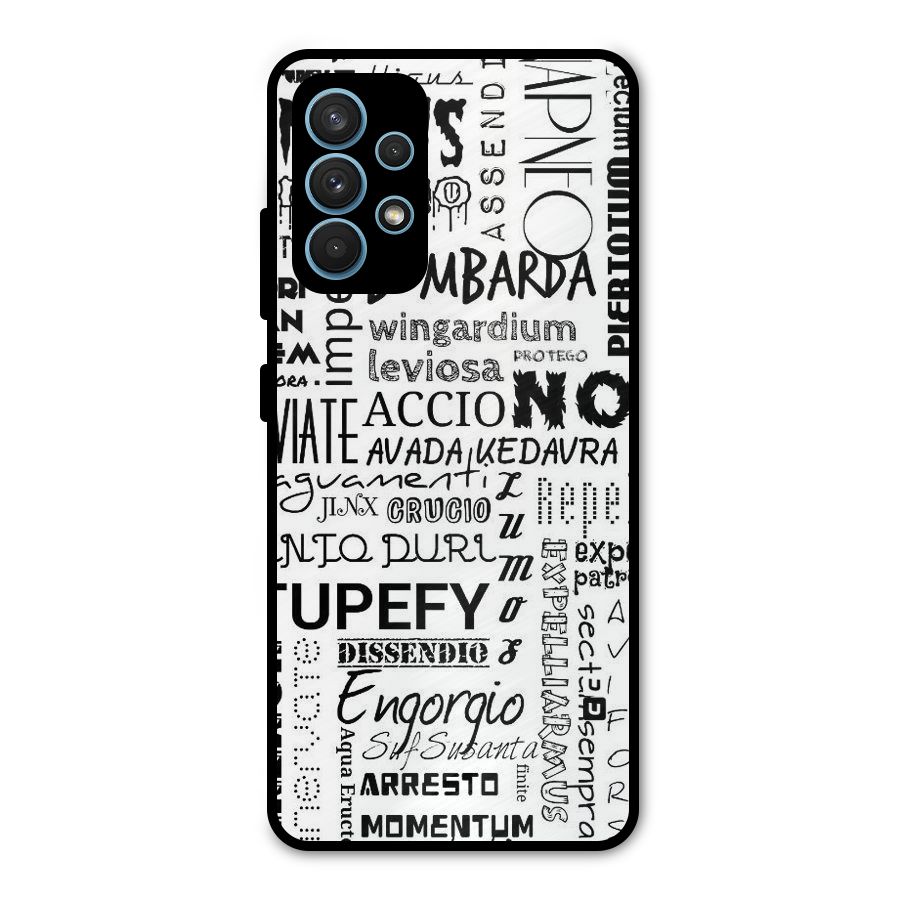 Stupefy Metal Back Case for Galaxy A32