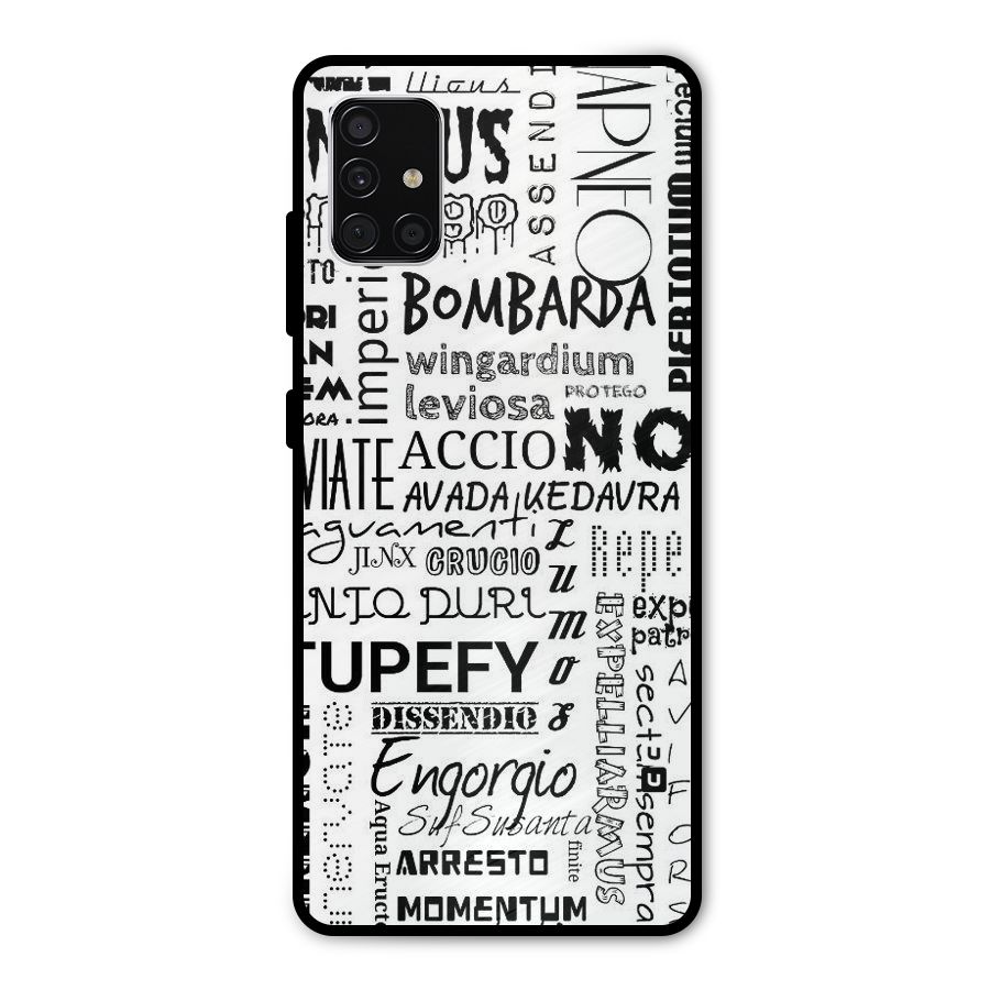 Stupefy Metal Back Case for Galaxy A51