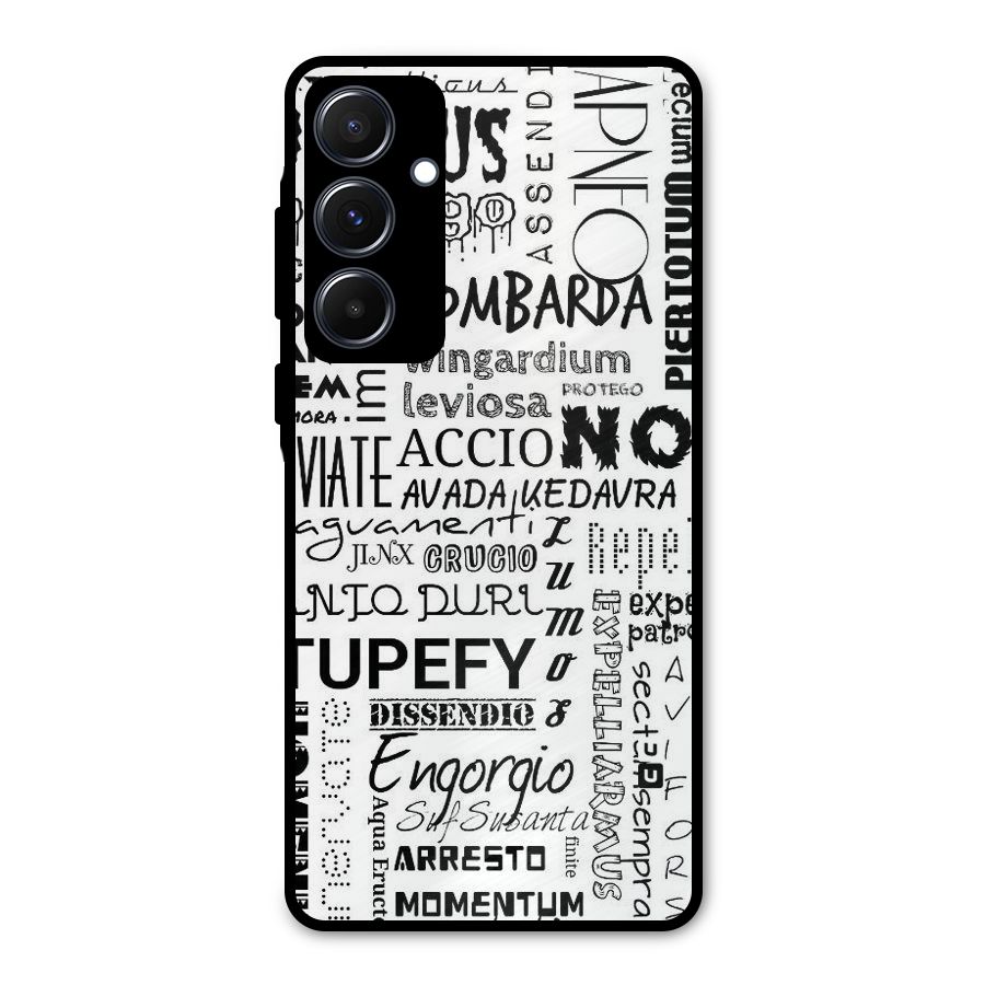 Stupefy Metal Back Case for Galaxy A55