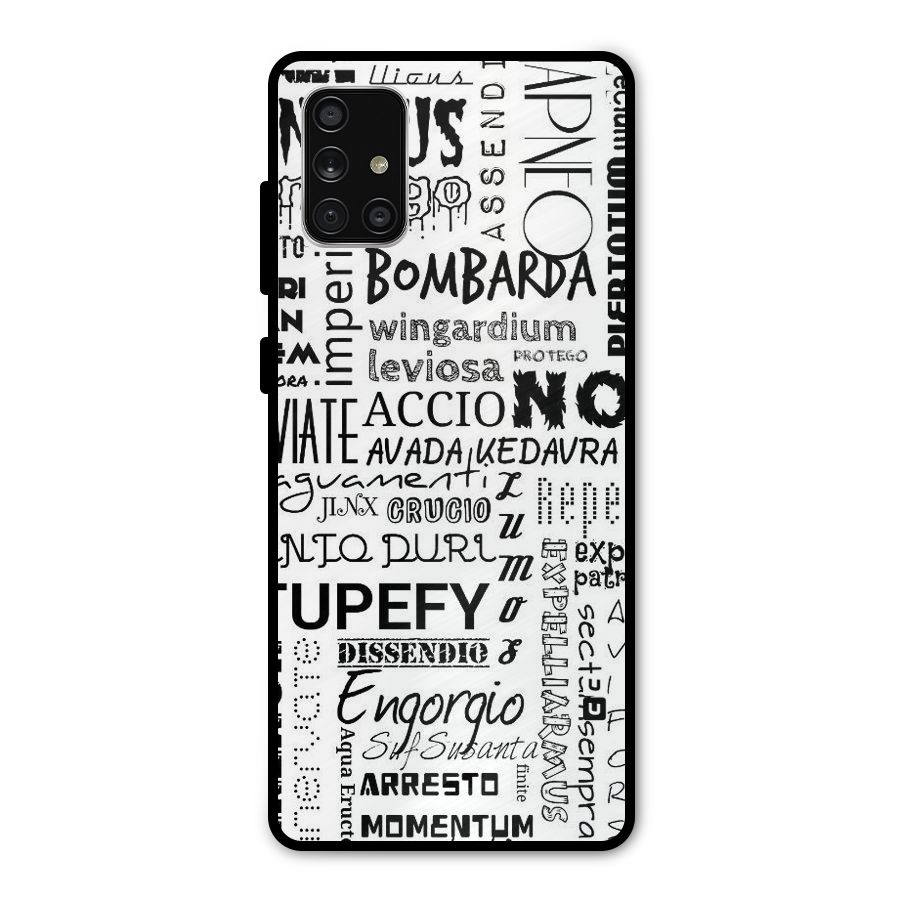 Stupefy Metal Back Case for Galaxy A71