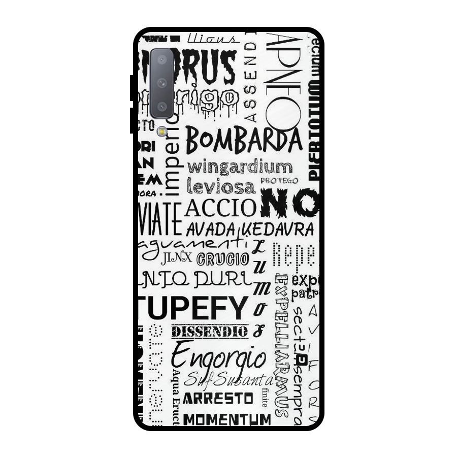 Stupefy Metal Back Case for Galaxy A7 (2018)
