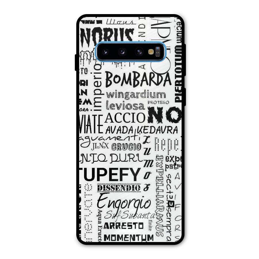Stupefy Metal Back Case for Galaxy S10