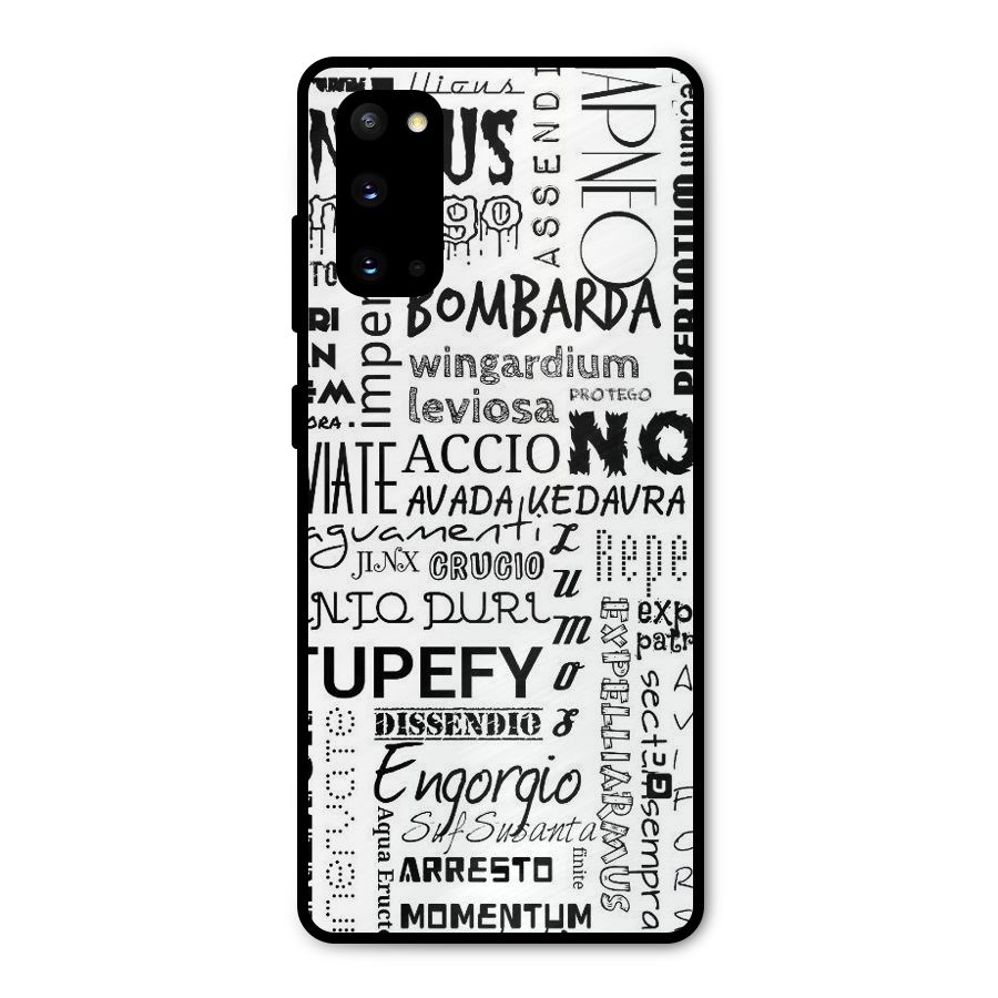 Stupefy Metal Back Case for Galaxy S20