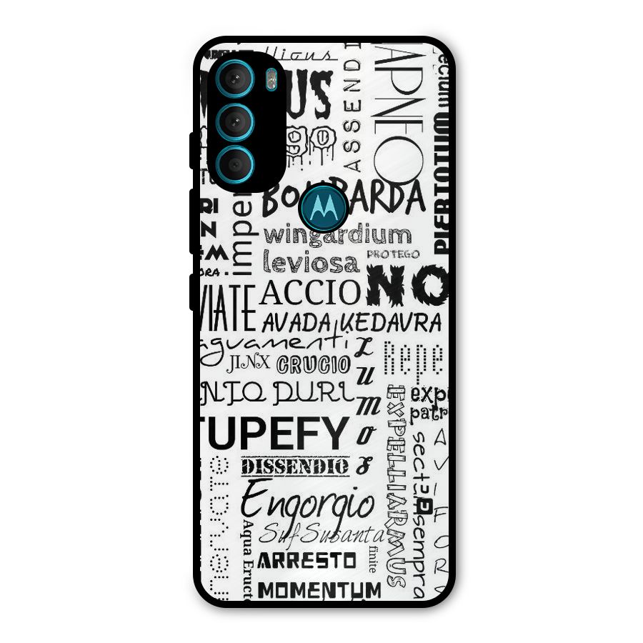 Stupefy Metal Back Case for Moto G71 5G