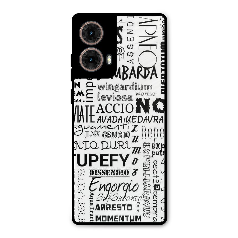 Stupefy Metal Back Case for Moto G85