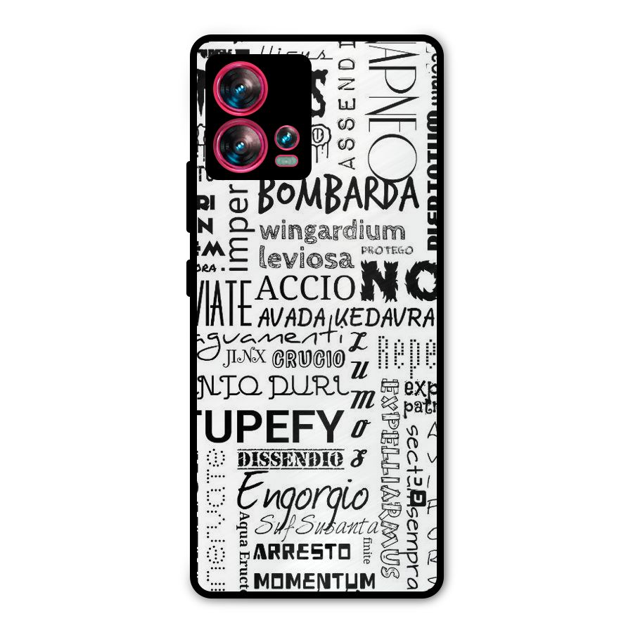 Stupefy Metal Back Case for Motorola Edge 30 Fusion