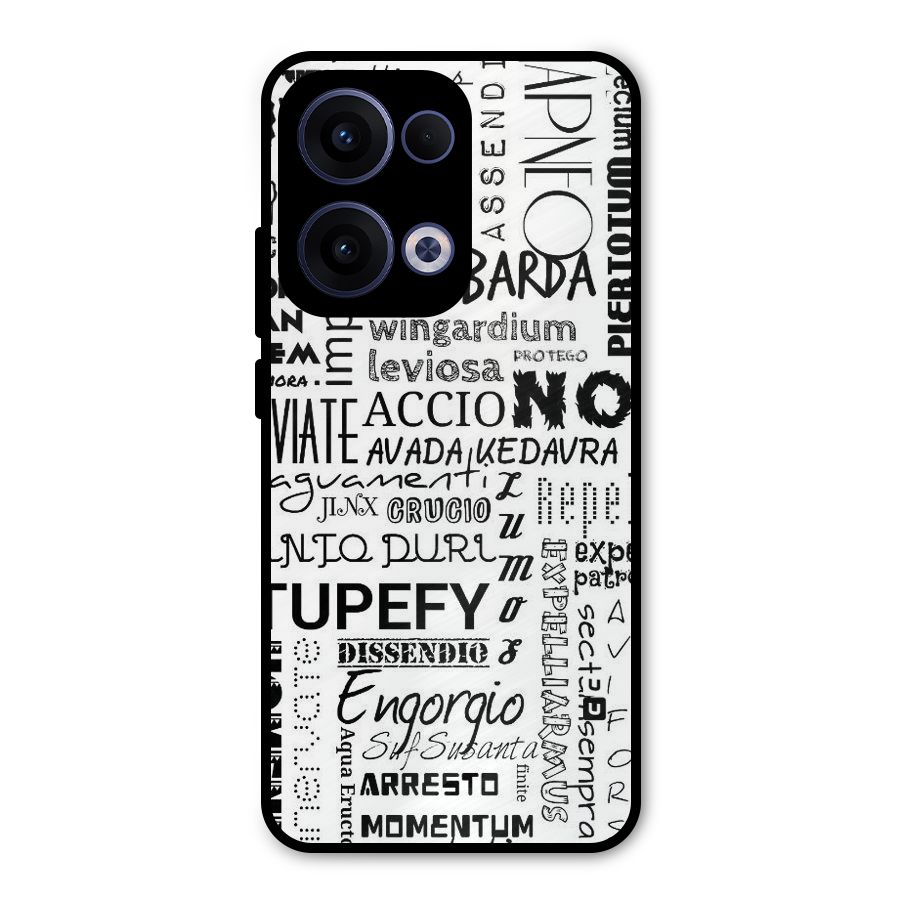 Stupefy Metal Back Case for Oppo Reno13