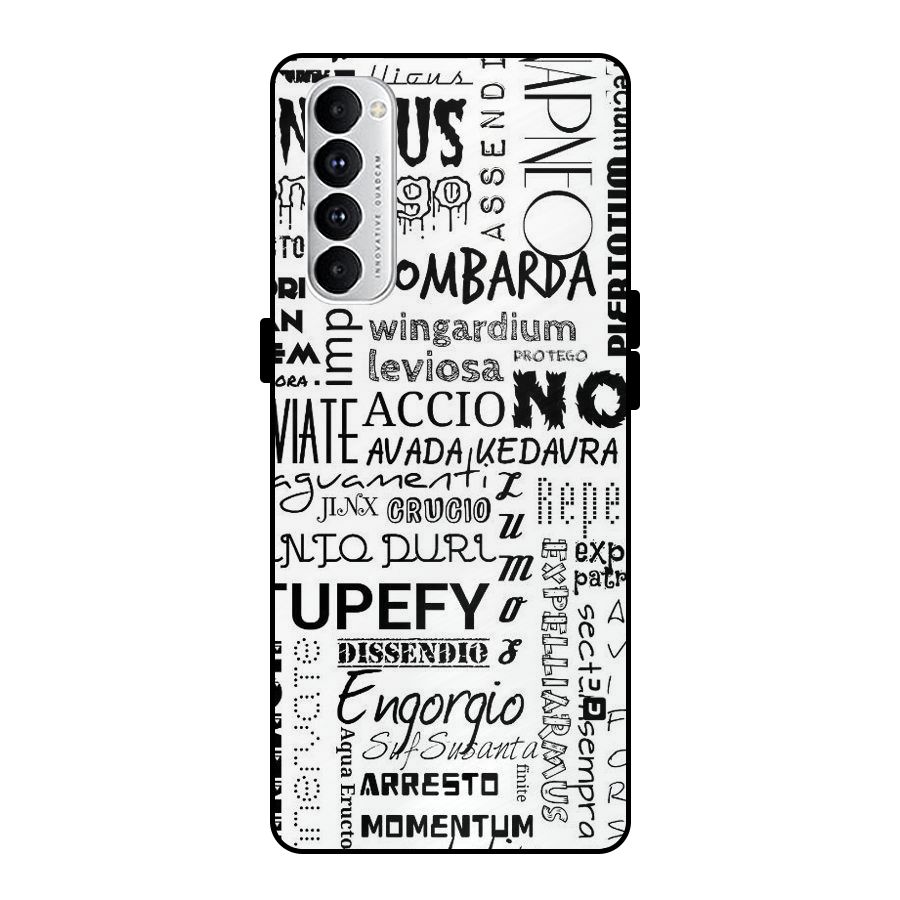 Stupefy Metal Back Case for Oppo Reno4 Pro
