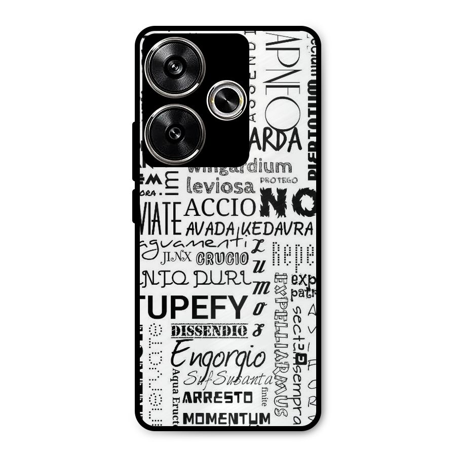 Stupefy Metal Back Case for Poco F6