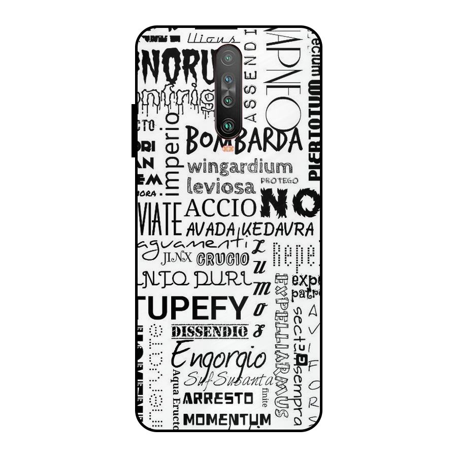 Stupefy Metal Back Case for Poco X2