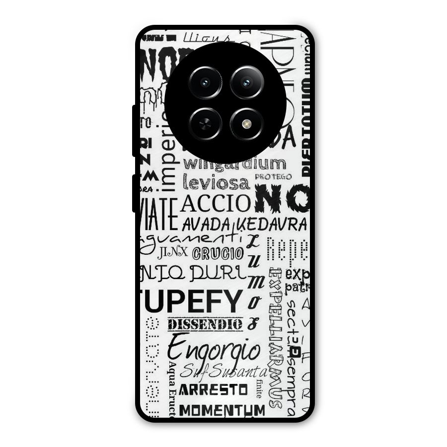 Stupefy Metal Back Case for Realme 12x 5G