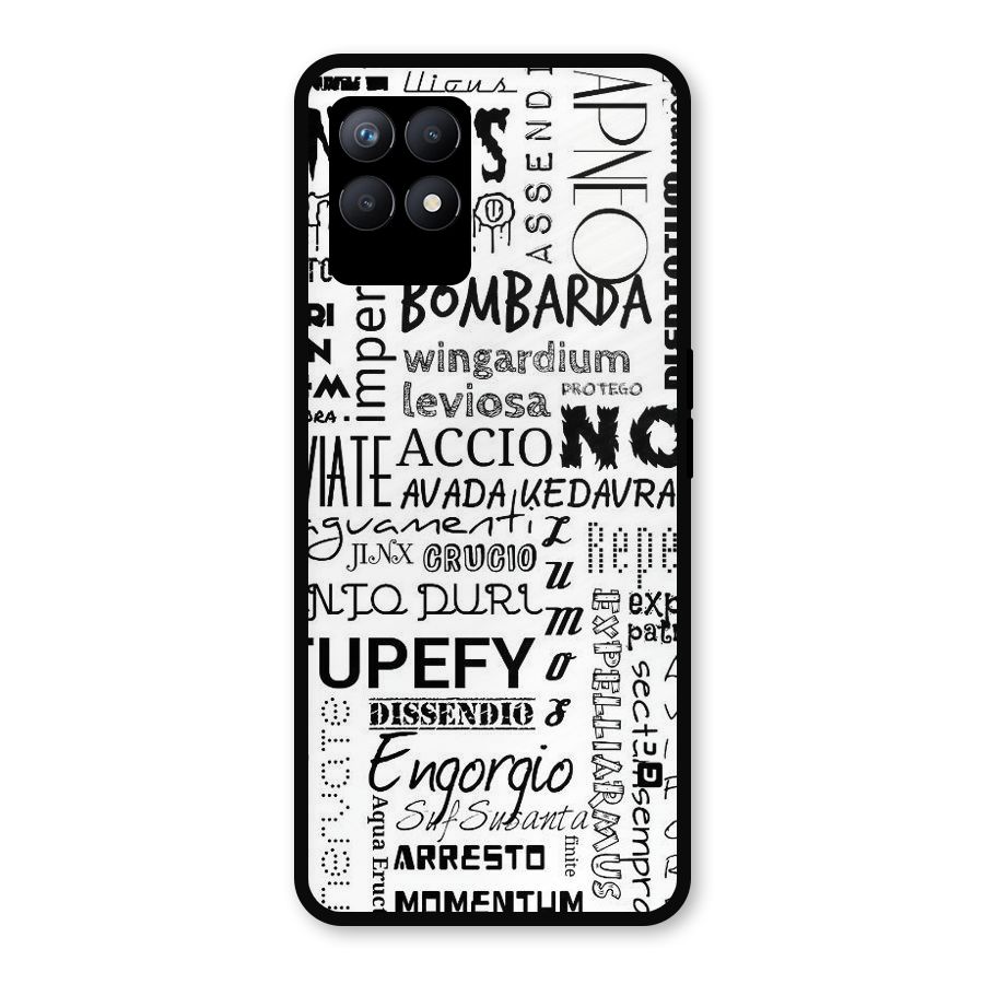 Stupefy Metal Back Case for Realme 8i