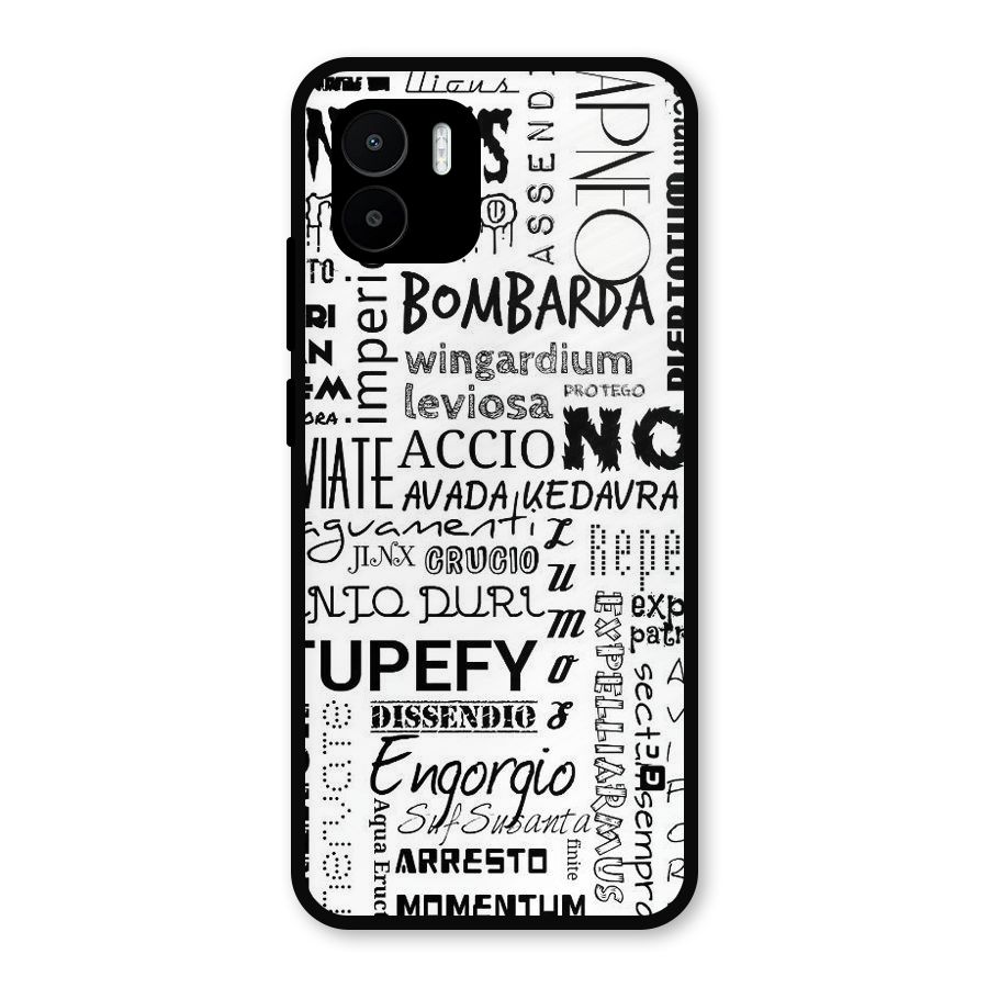 Stupefy Metal Back Case for Redmi A1