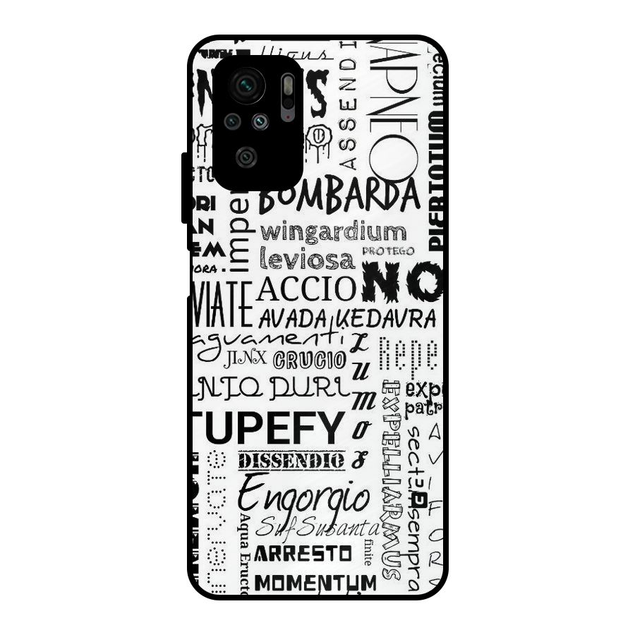 Stupefy Metal Back Case for Redmi Note 10S