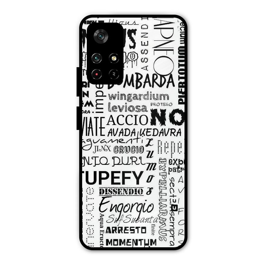 Stupefy Metal Back Case for Redmi Note 11T 5G