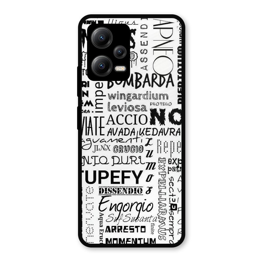 Stupefy Metal Back Case for Redmi Note 12 5G