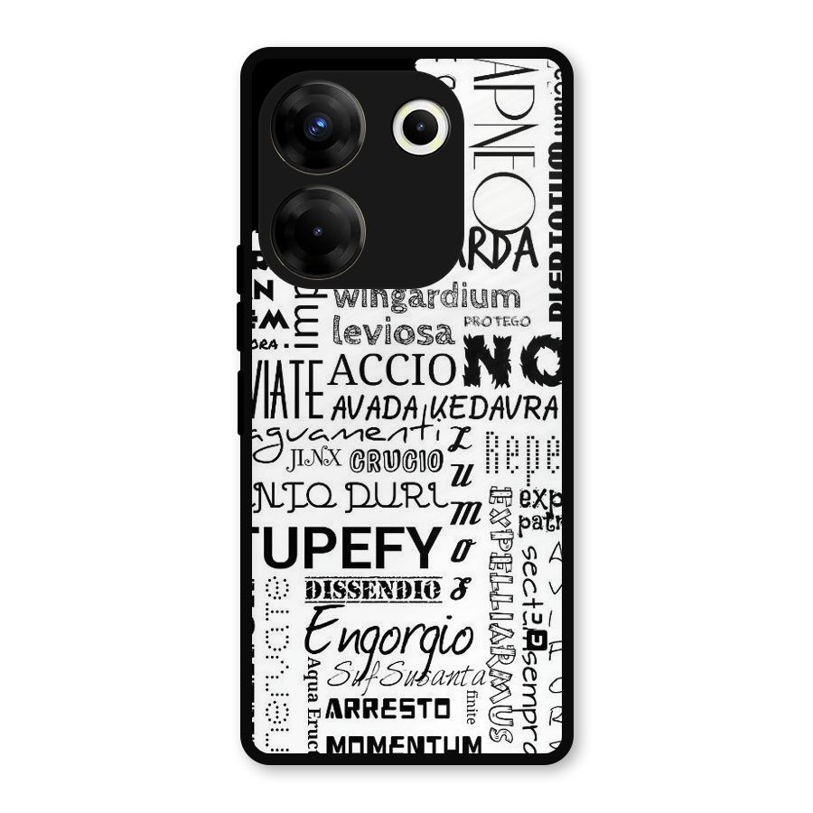 Stupefy Metal Back Case for Tecno Camon 20