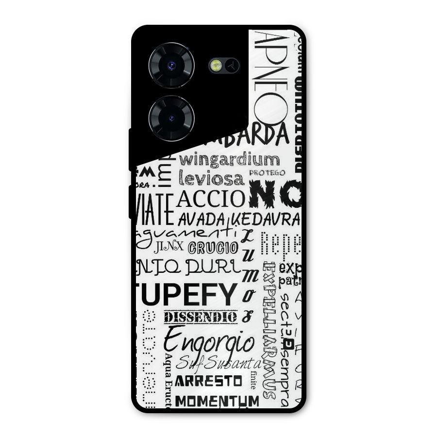 Stupefy Metal Back Case for Tecno Pova 5 Pro 5G