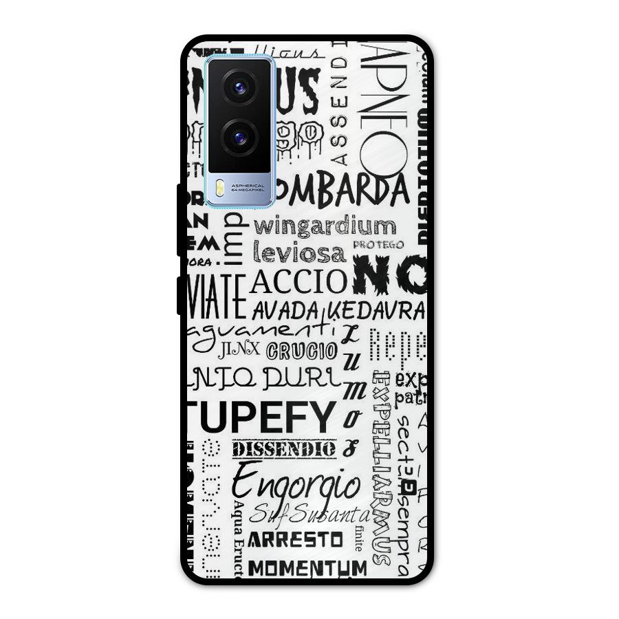 Stupefy Metal Back Case for Vivo V21e 5G