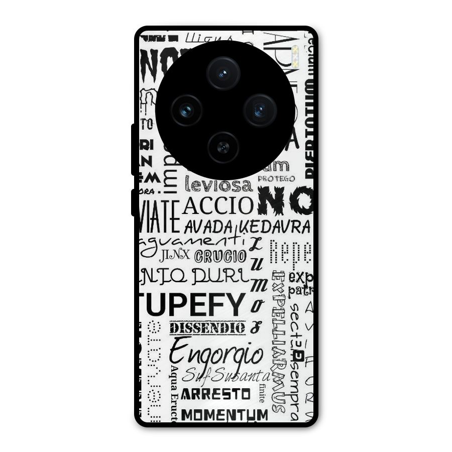 Stupefy Metal Back Case for Vivo X100