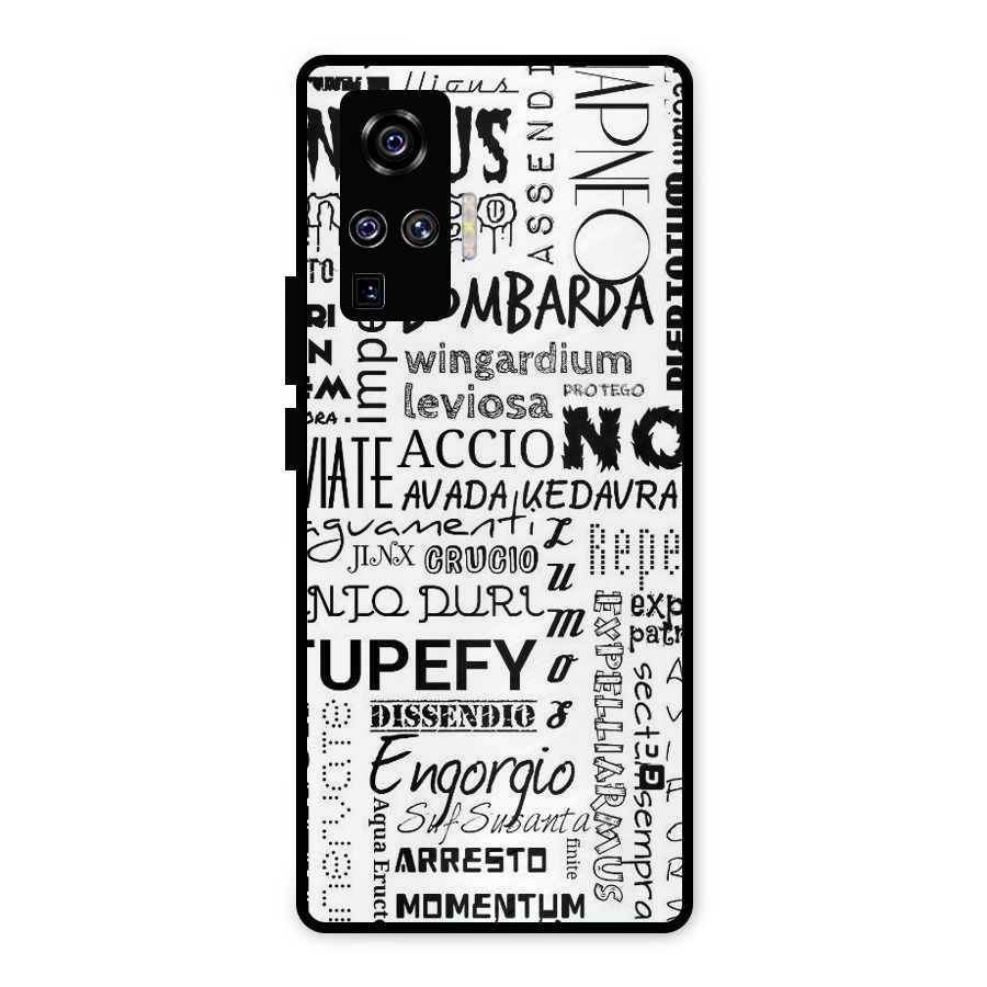 Stupefy Metal Back Case for Vivo X50 Pro