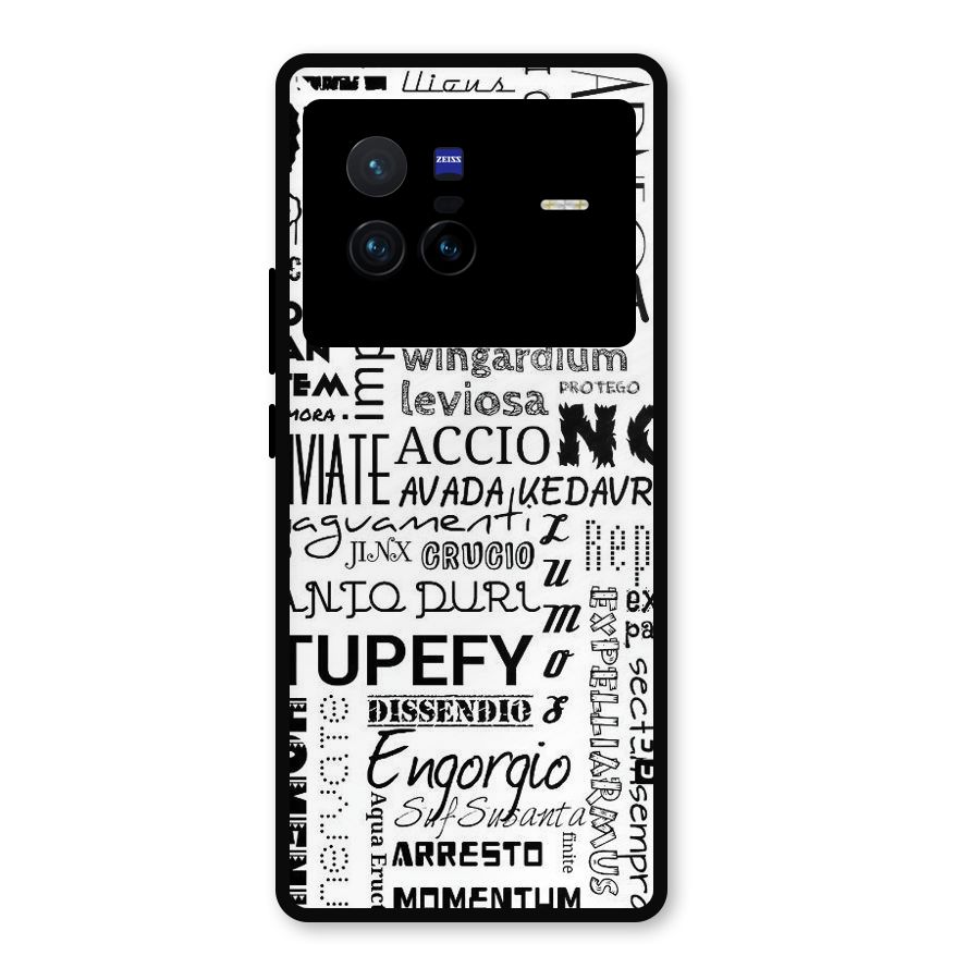 Stupefy Metal Back Case for Vivo X80