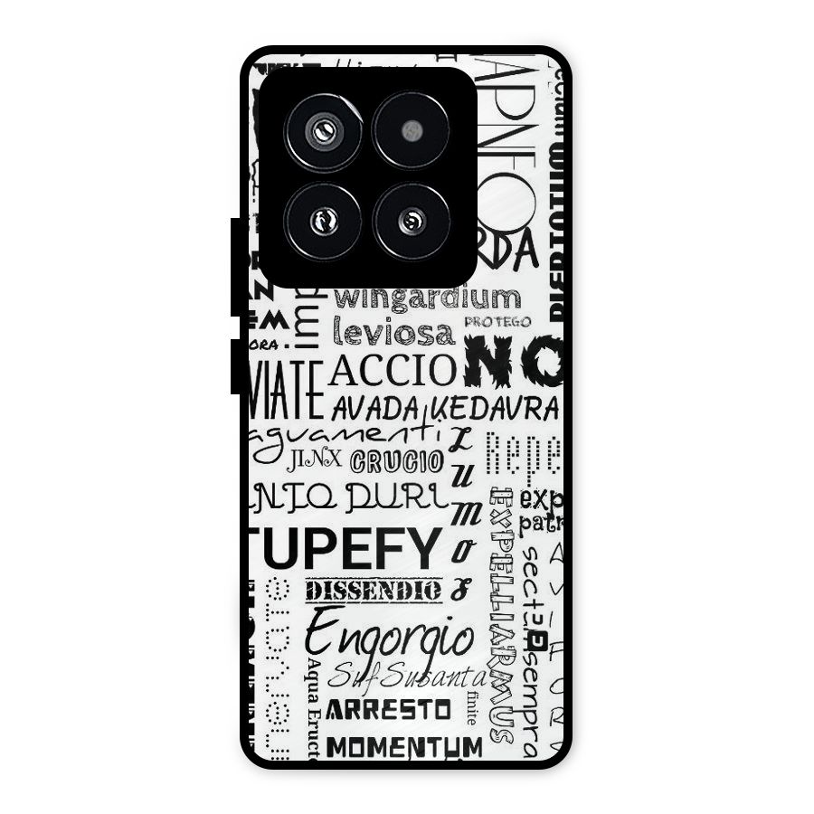 Stupefy Metal Back Case for Xiaomi 14 Pro