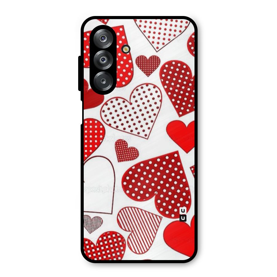 Style Hearts Metal Back Case for Galaxy A26