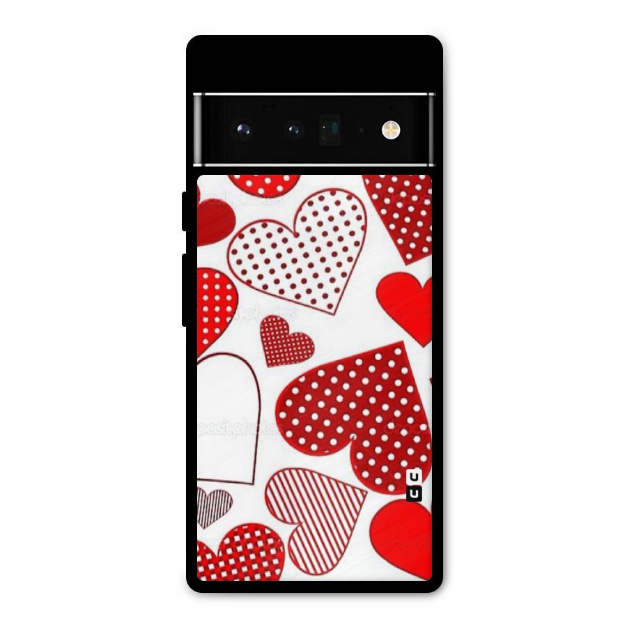 Style Hearts Metal Back Case for Google Pixel 6 Pro