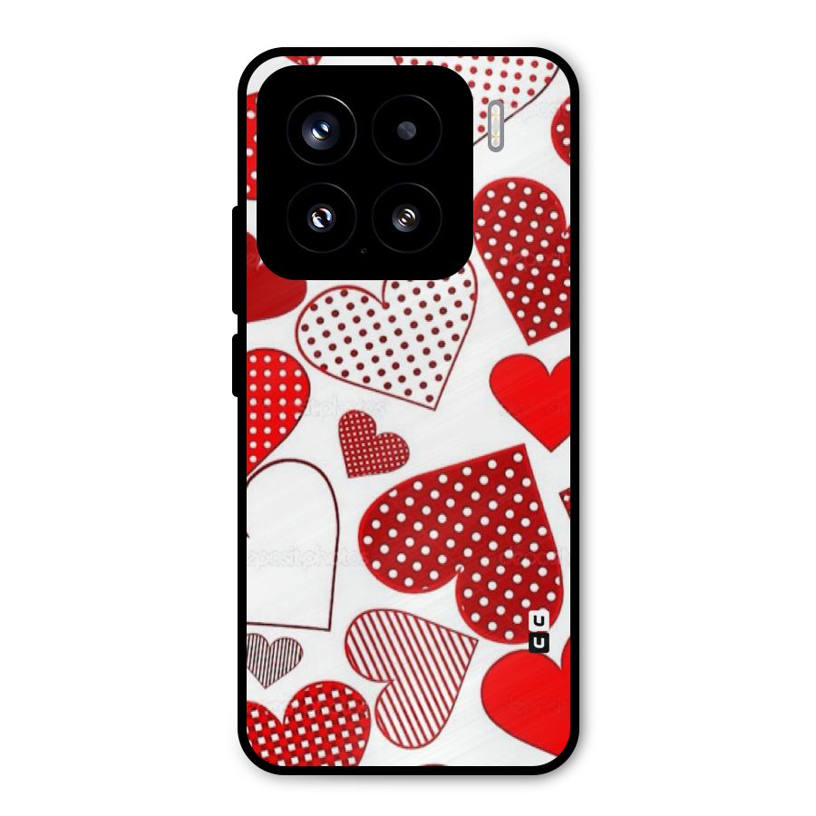 Style Hearts Metal Back Case for Xiaomi 15