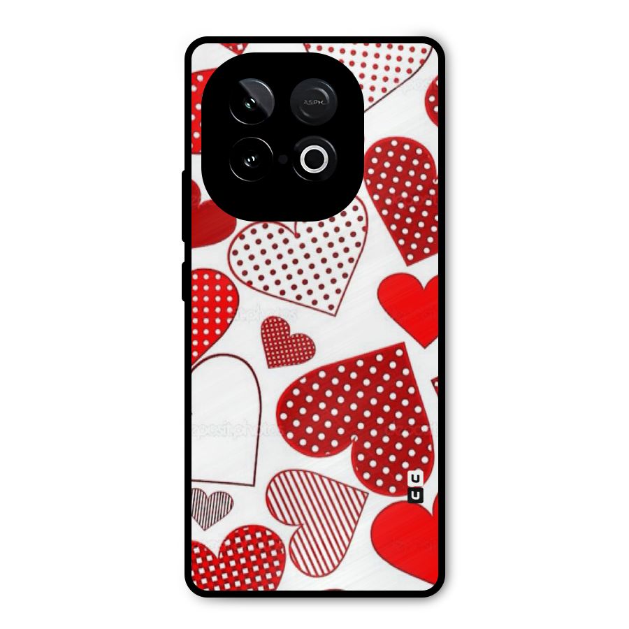 Style Hearts Metal Back Case for iQOO Neo 10