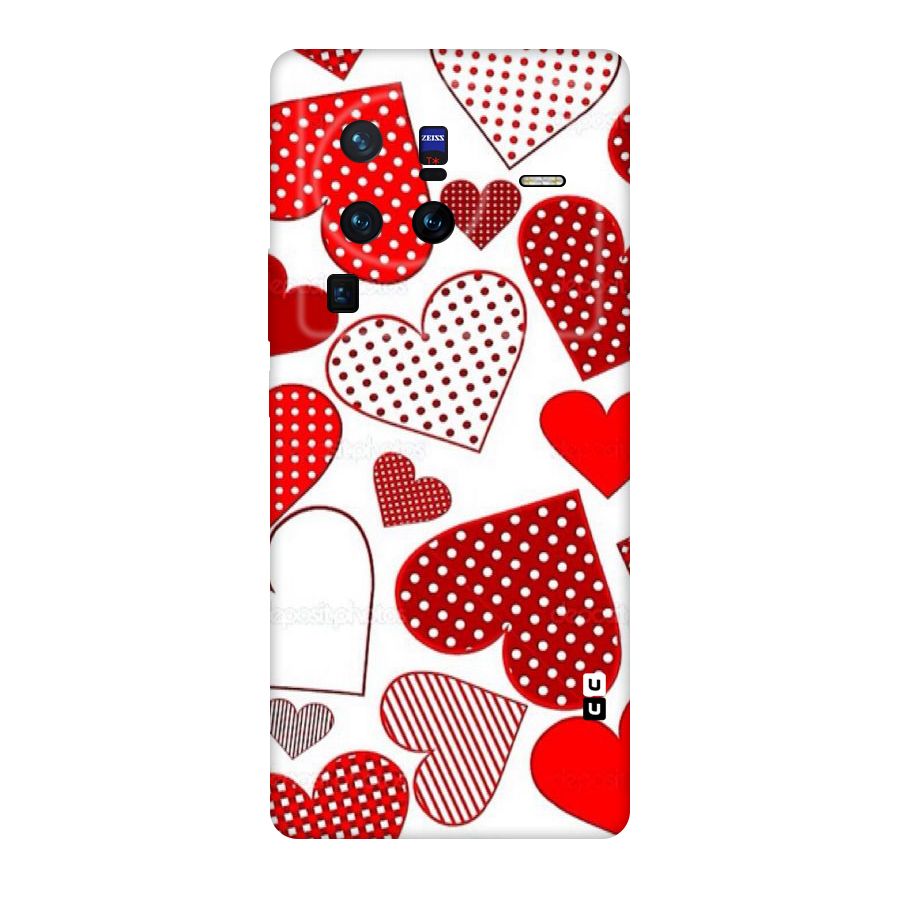 Style Hearts Original Polycarbonate Back Case for Vivo X80