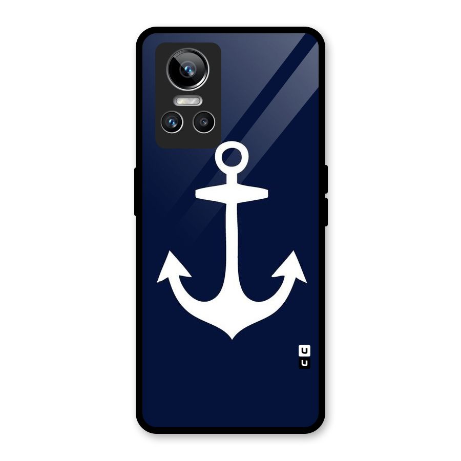 Stylish Anchor Design Glass Back Case for Realme GT Neo 3