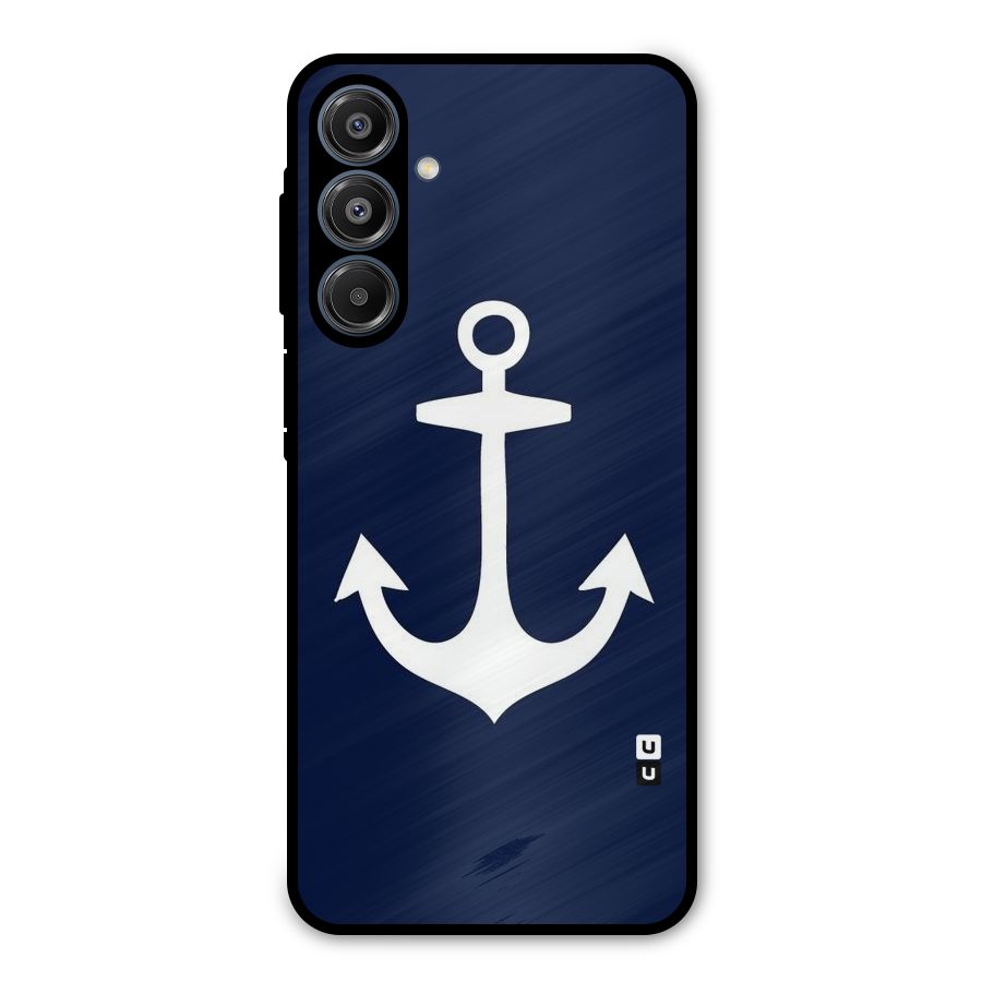 Stylish Anchor Design Metal Back Case for Galaxy A16 5G