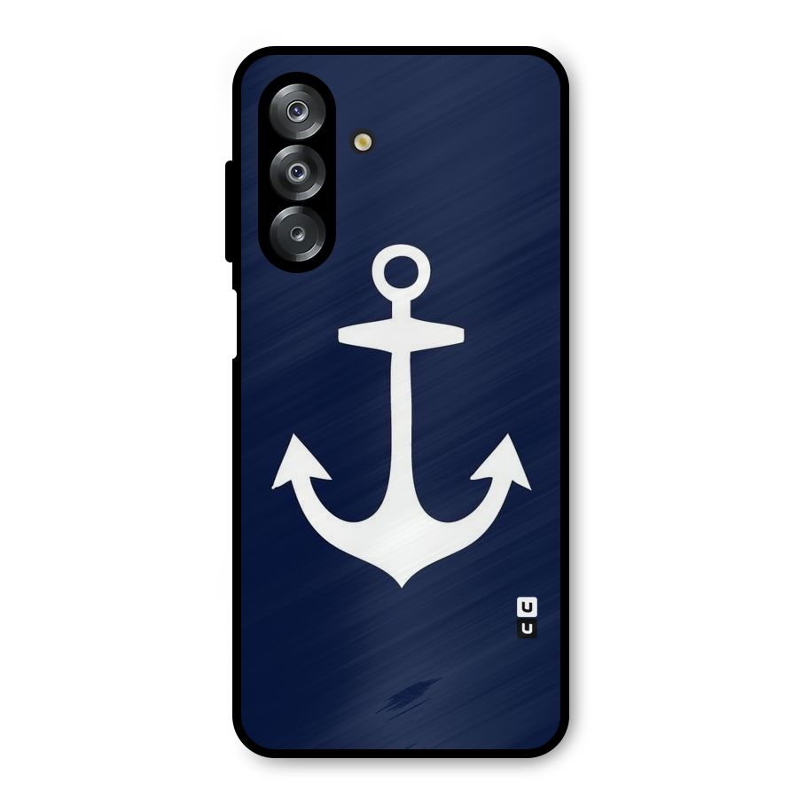 Stylish Anchor Design Metal Back Case for Galaxy A26