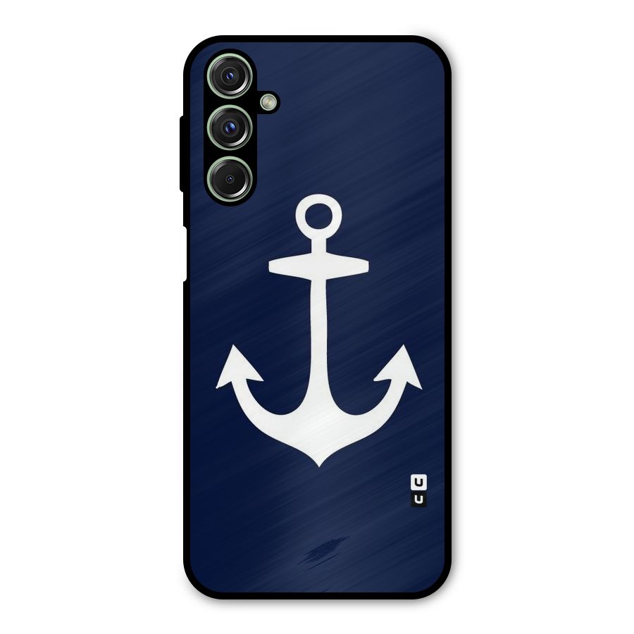 Stylish Anchor Design Metal Back Case for Galaxy F34
